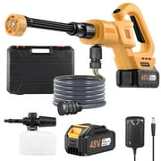 Lierhyt Cordless Pressure Washer 900 at 1.32 Battery Cold, Battery-Powered with two 3.0AH Batteries